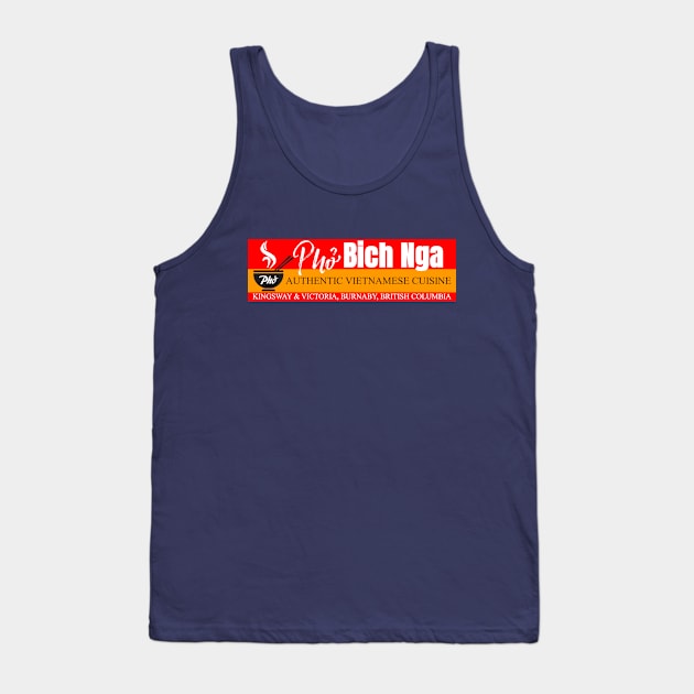 Pho Bich Nga Vietnamese Cuisine Tank Top by INLE Designs